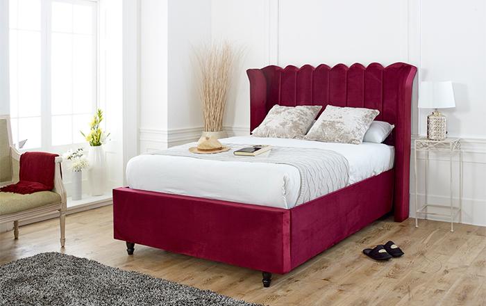 Butterfly Wingback Bed