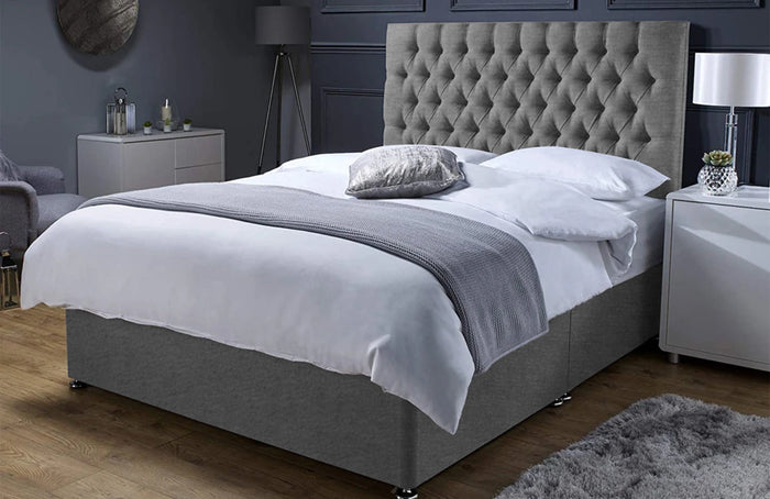 Sandringham Divan Bed Set with Chesterfield Headboard