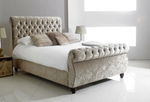 Swan Sleigh Chesterfield Bed